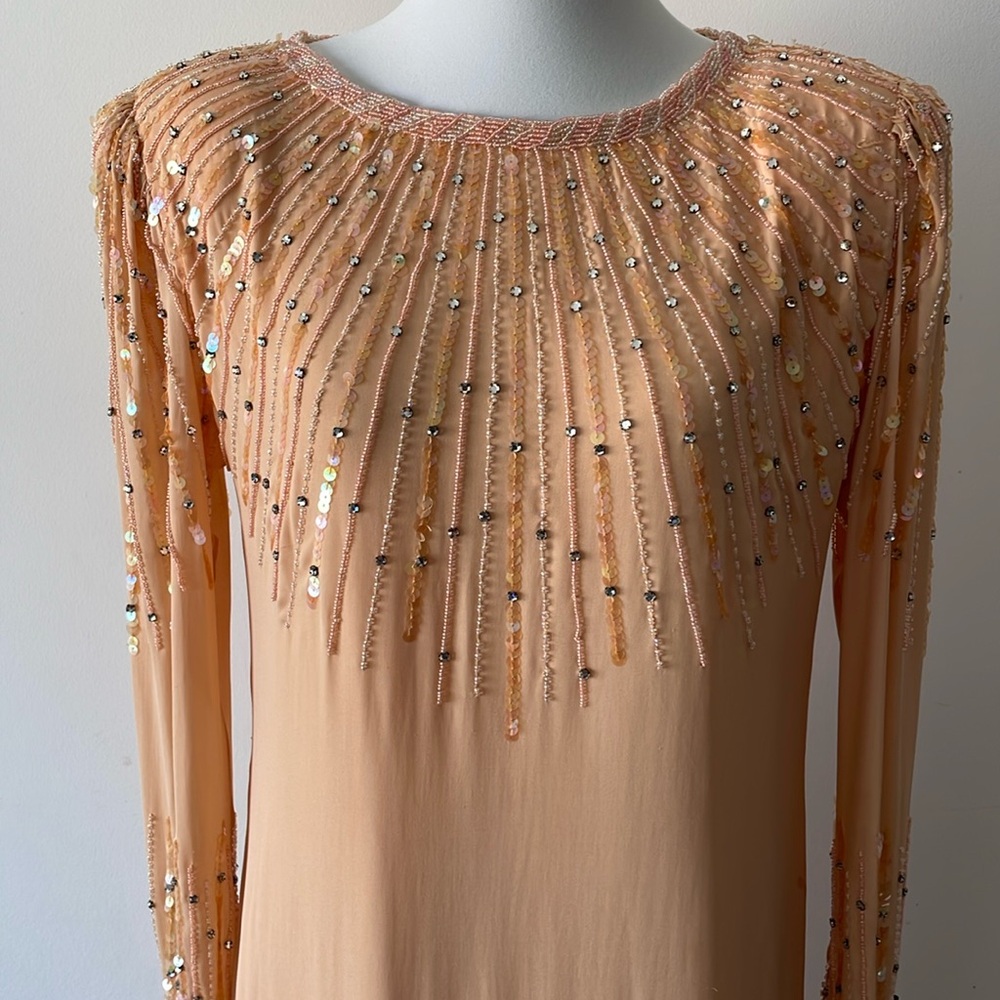 Vintage by Oleg Cassini vintage silk dress size 6